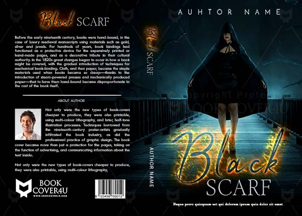 Fantasy-book-cover-design-Black Scarf-front