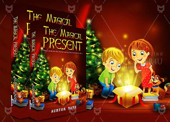 Children-book-cover-design-The Magical Present-back