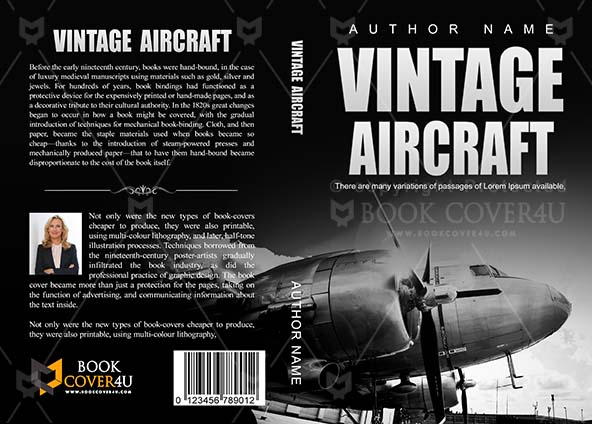 Download Adventures Book Cover Design Vintage Aircraft