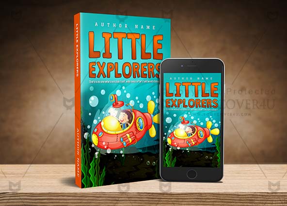 Children-book-cover-design-Little Explorers-back