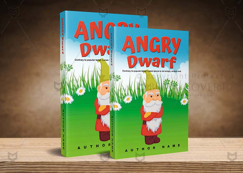 Children-book-cover-design-Angry Dwarf-back
