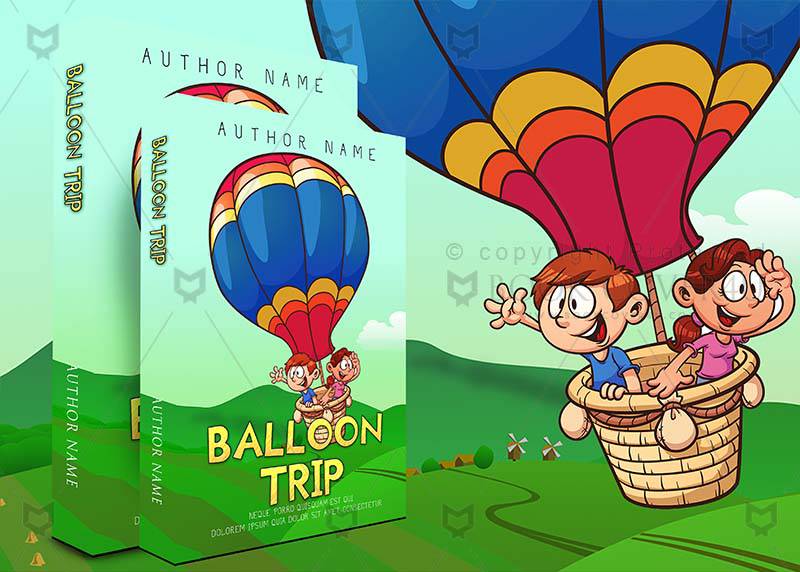 Children-book-cover-design-Balloon Trip-back