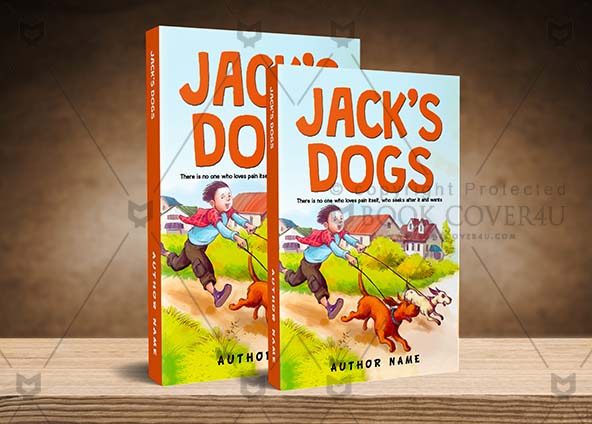 Children-book-cover-design-Jacks Dogs-back