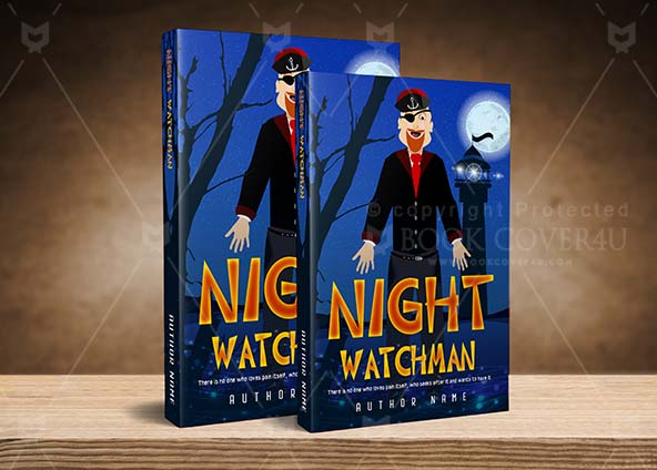 Children-book-cover-design-Night Watchman-back