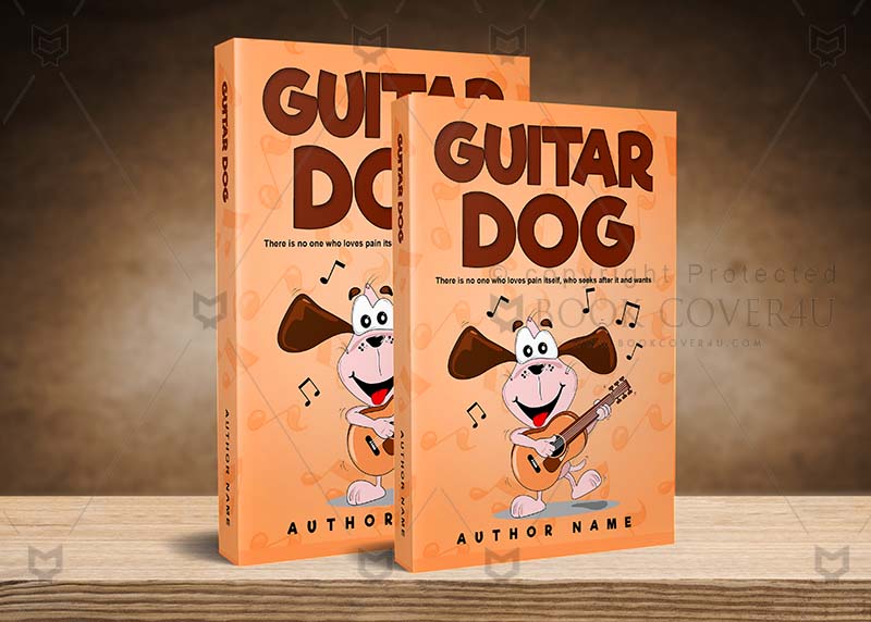 Children-book-cover-design-Guitar Dog-back