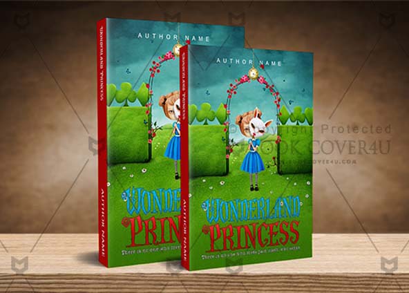 Children Book cover Design - Wonderland Princess