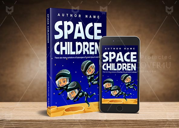 Children-book-cover-design-Space Children-back