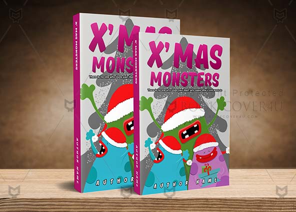 Children-book-cover-design-Christmas Monsters-back