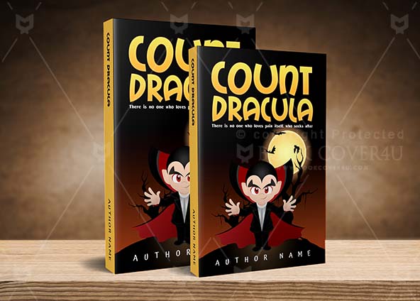 Children-book-cover-design-Count Dracular-back