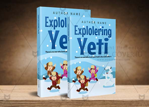 Children Book cover Design - Exploring Yeti