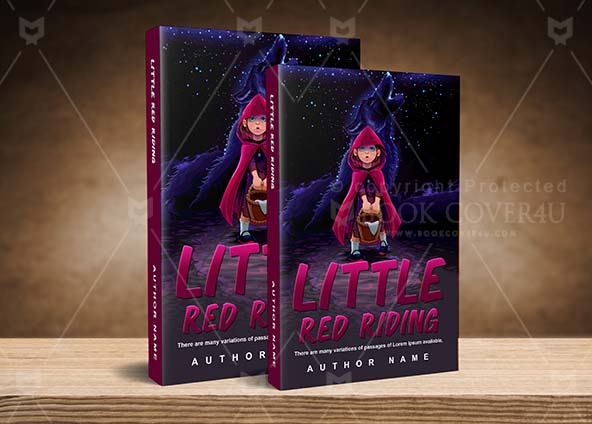 Children-book-cover-design-Little Red Riding-back