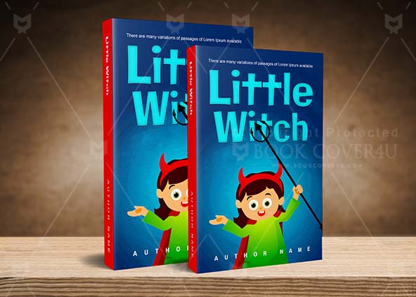 Children-book-cover-design-Little Witch-back