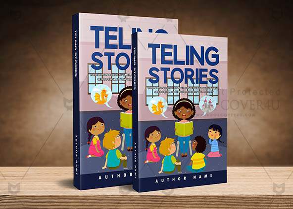 Children-book-cover-design-Telling Stories-back