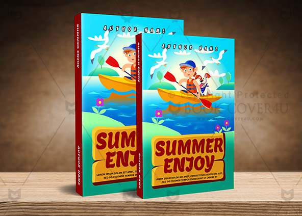 Children-book-cover-design-Summer Enjoy-back