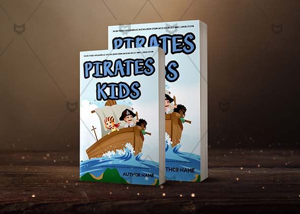 Children-book-cover-design-Pirates Kids-back