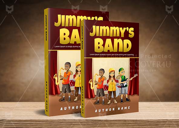Children-book-cover-design-Jimmys Band-back