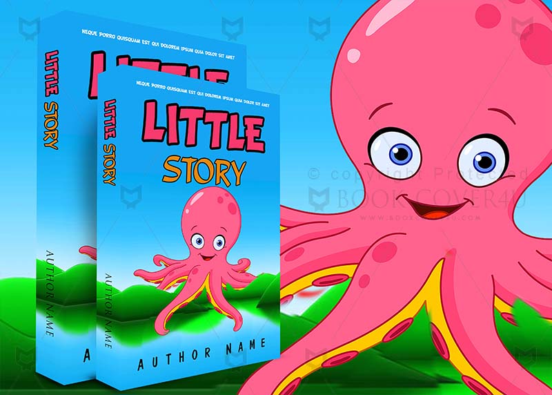 Children-book-cover-design-Little Story-back