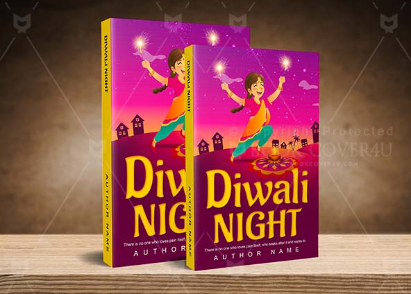 Children-book-cover-design-Diwali Night-back