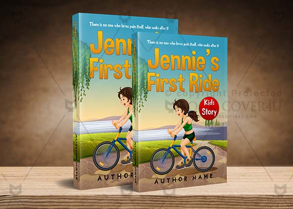 Children-book-cover-design-Jennies First Ride-back