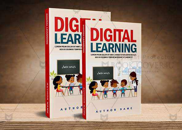 Children-book-cover-design-Digital Learning-back