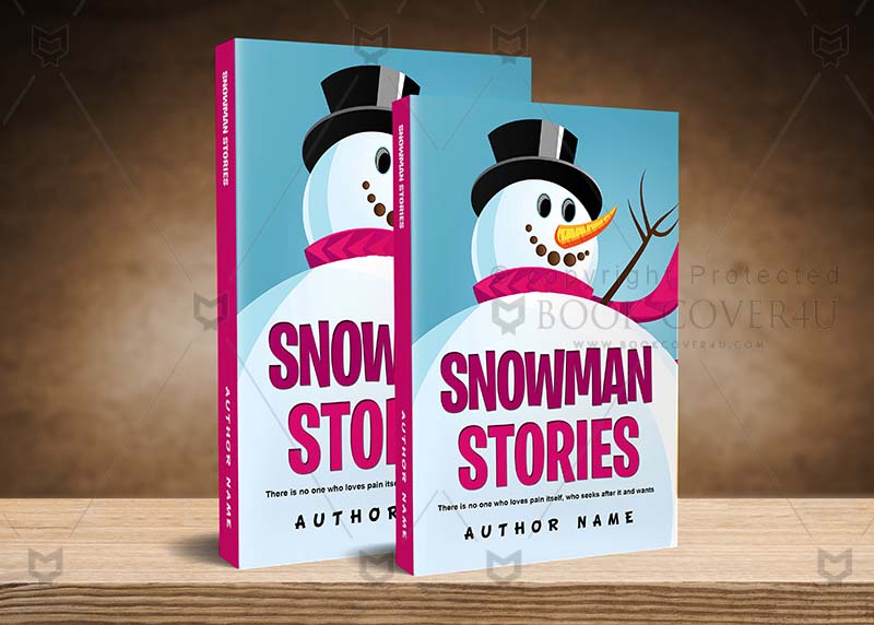 Children-book-cover-design-Snowman Stories-back
