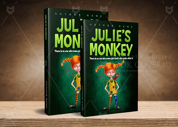 Children-book-cover-design-Julies monkey-back