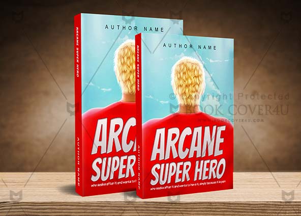 Children-book-cover-design-Arcane Super Hero-back