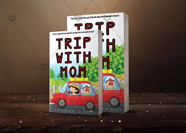Children-book-cover-design-Trip With Mom-back