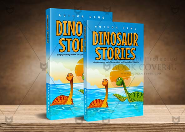 Children-book-cover-design-Dinosaur Stories-back