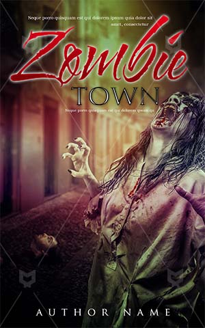 Children-book-cover-killer-zombie-town-scary