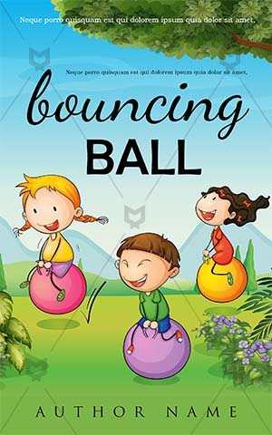 Children-book-cover-kids-playing-ball