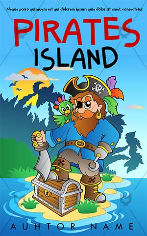 Children-book-cover-sea-caption-treasure-island-kids-story