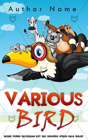 Children-book-cover-bird-tour-sky-animal-trip