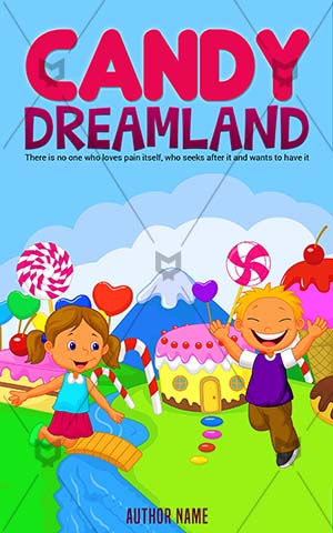 Children-book-cover-candy-kids-dreamland