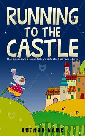 Children-book-cover-running-castle-bunny