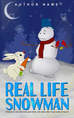 Children-book-cover-snowman-life-bunny