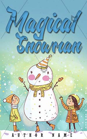 Children-book-cover-kids-fun-snowman