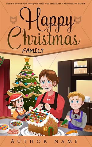 Children-book-cover-Christmas-family-kids-mother