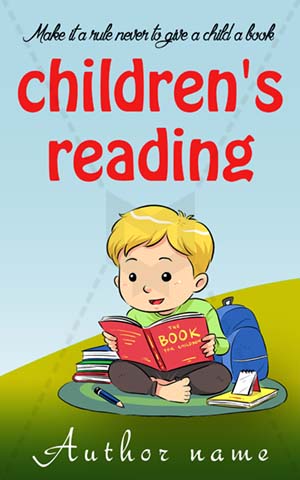 Children Book cover Design - Children Reading