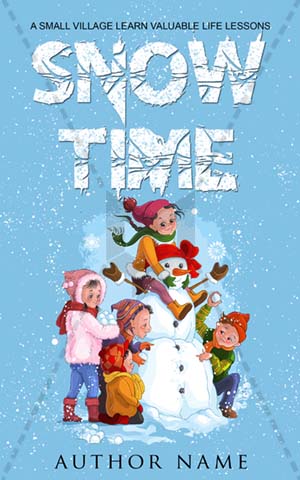 Children-book-cover-kids-story-snow-christmas