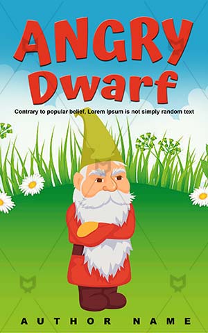 Children-book-cover-Angry-Dwarf-Gnome-Kids-coloring-Fairy-tale-Vector-books-design-Garden-Toy