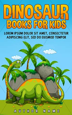 Children-book-cover-Clipart-Dinosaur-Book-for-kids-Wild-Animal-Jungle-Extinct-covers-Vector-Wildlife-Mammal