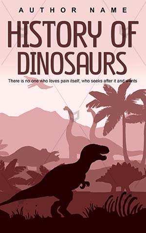 Children-book-cover-Illustration--Dino--Dinosaurs--Dinostory--Vector--History--Historical-book-cover-design--Extinction--Kids-book-cover-design--Jurassic