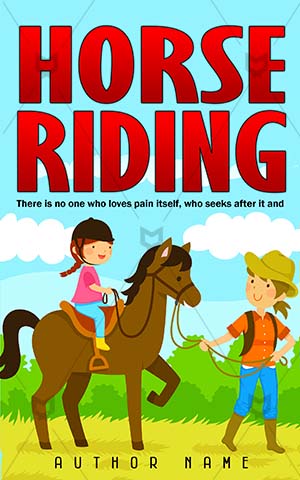 Children-book-cover-Lesson-Horse-Riding-riding-Activity-covers-Fun-Illustration-Happy-Helmet-Learning-Ride-Ranch-Teaching