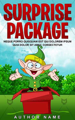 Children-book-cover-Pixie-Christmas-Surprise-Clipart-Happy-Fairytale-elves-Kids-Holiday-Little