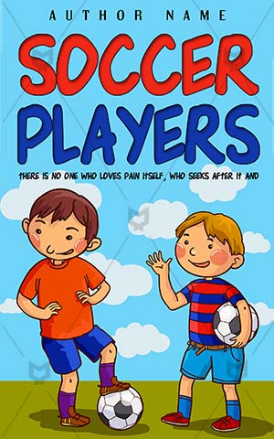 Children-book-cover-Players-Kids-Soccer-Sport-Play-Game-Vector-Ball-Cutout-Friendship-Preschool-Walking-players