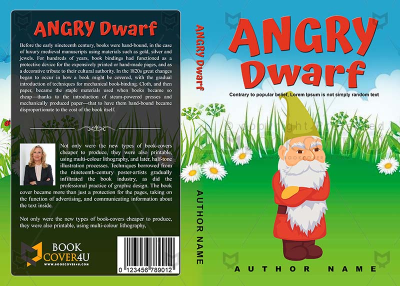 Children-book-cover-design-Angry Dwarf-front