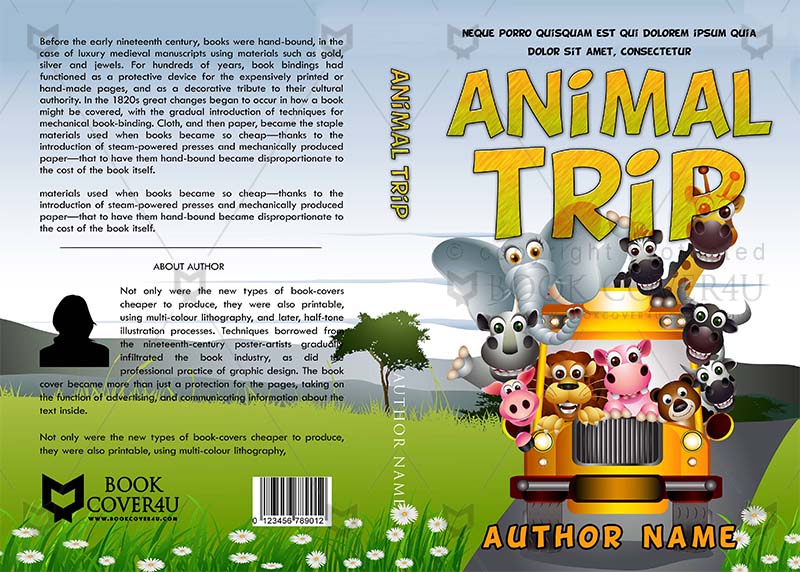 Children-book-cover-design-Animal Trip-front