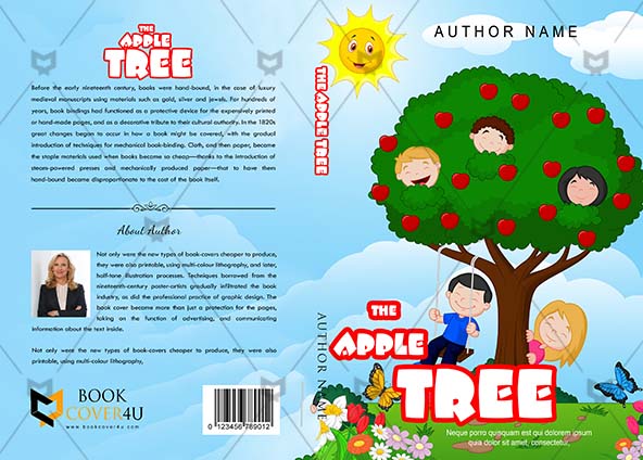 Children-book-cover-design-The Apple Tree-front