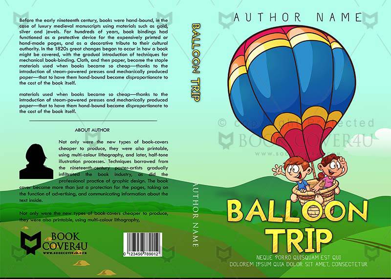 Children-book-cover-design-Balloon Trip-front